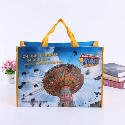Matowa laminowana torba promocyjna RPET
