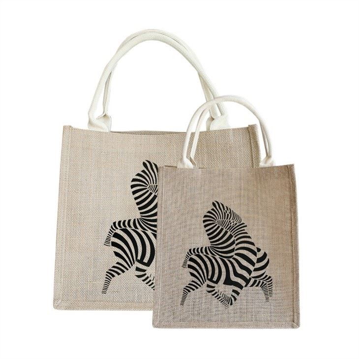 Jute Tote Shopping Bag