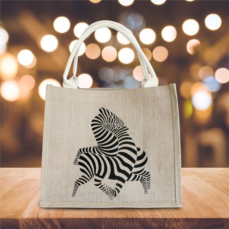 Jute Tote Shopping Bag