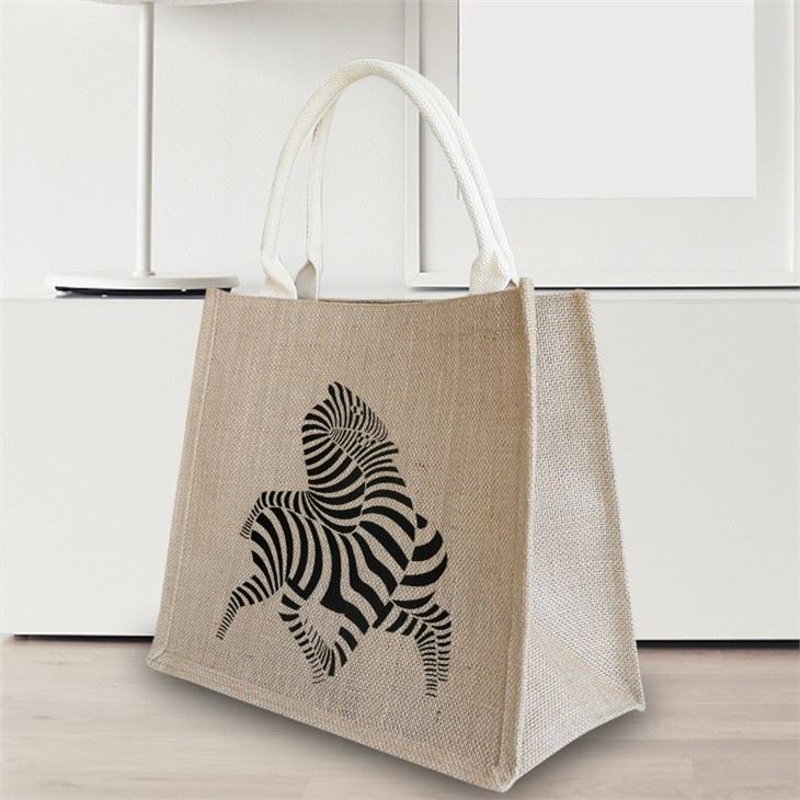 Jute Tote Shopping Bag