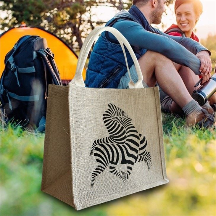 Jute Tote Shopping Bag
